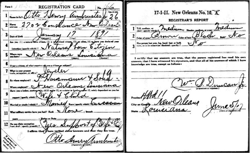 File:WW I Draft Card Otto Henry Armbruster Jr.jpg