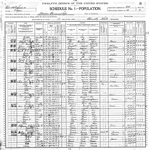 File:1900 Census Lewis Thorne and Family.jpg