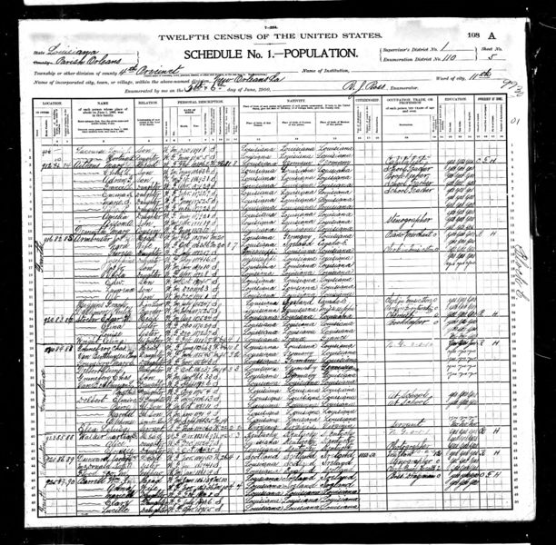 File:1900 Census New Orleans Jas Armbruster Family.jpg